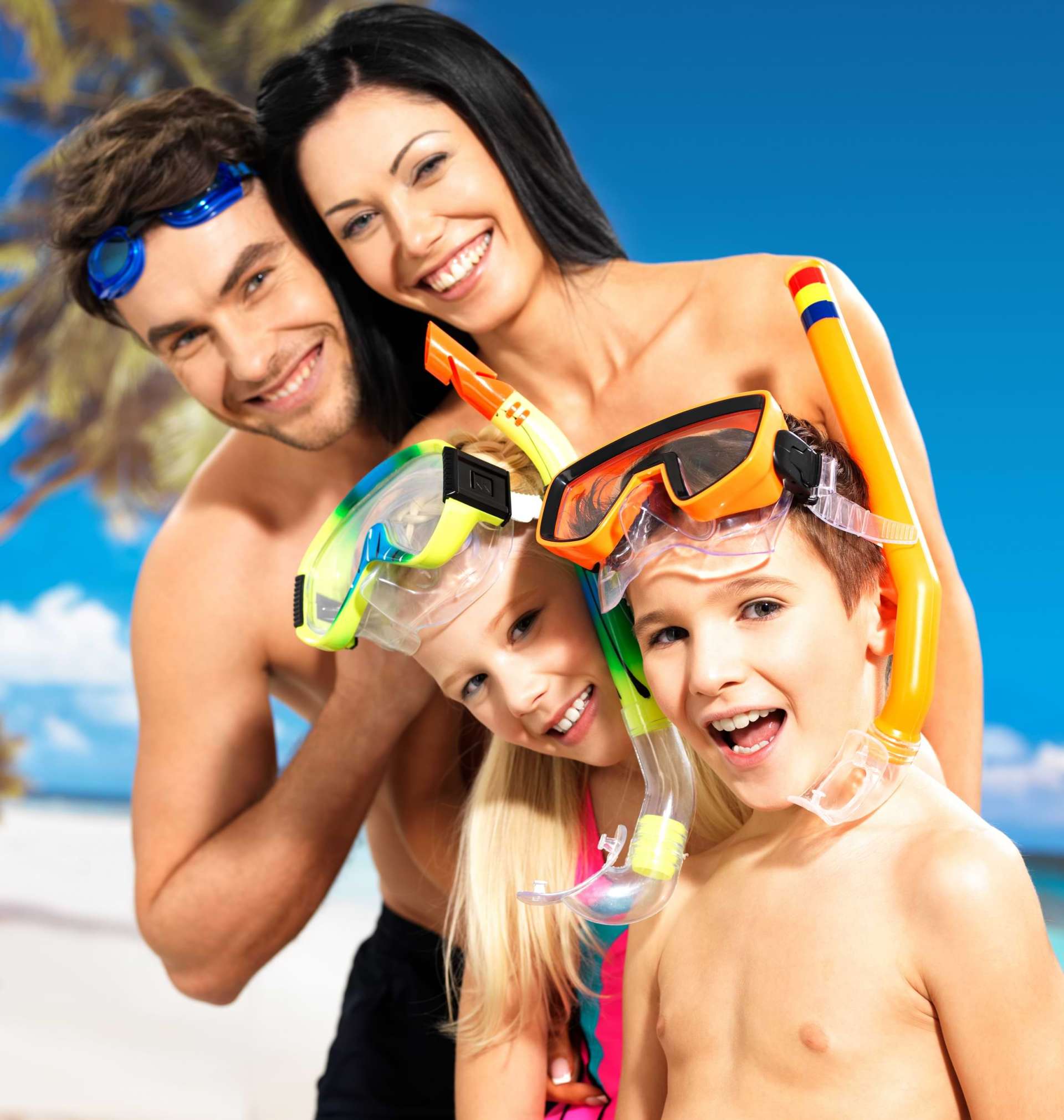 Spaß in der Sonne am Strand